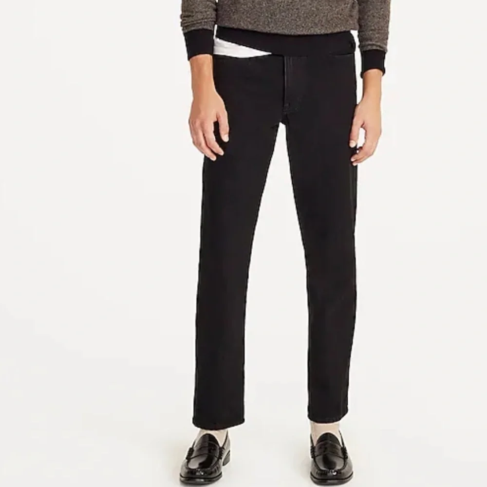 Jcrew Classic Straight-fit jean in black wash